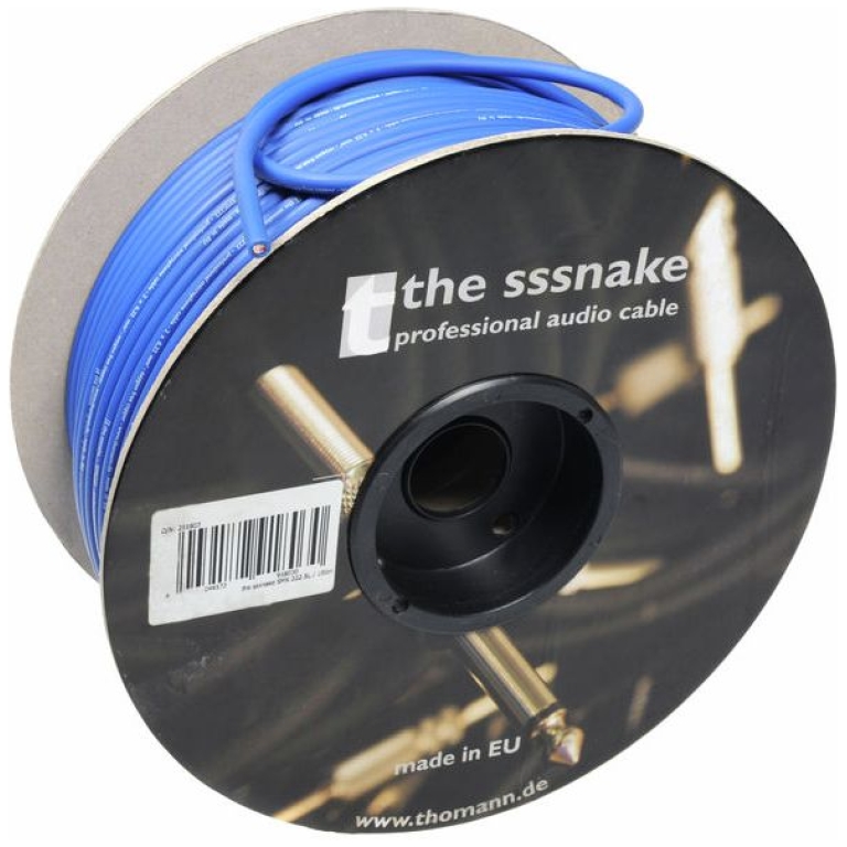 Cablu microfon albastru the sssnake SMK 222 BL_01