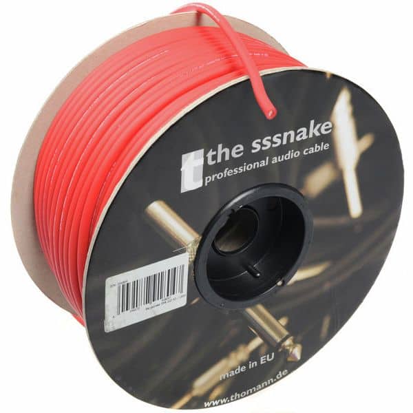 Cablu microfon rosu the sssnake SMK 222 RD_01