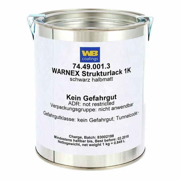 Vopsea pentru boxe Warnex Structure Paint Black 1Kg_01