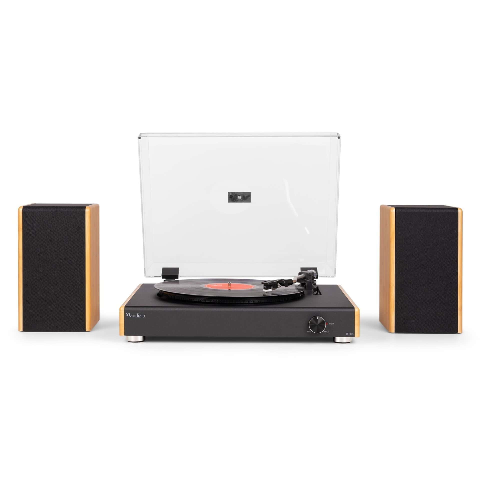 Pick-up Bluetooth cu boxe Audizio RP335B, 80W, bamboo_02