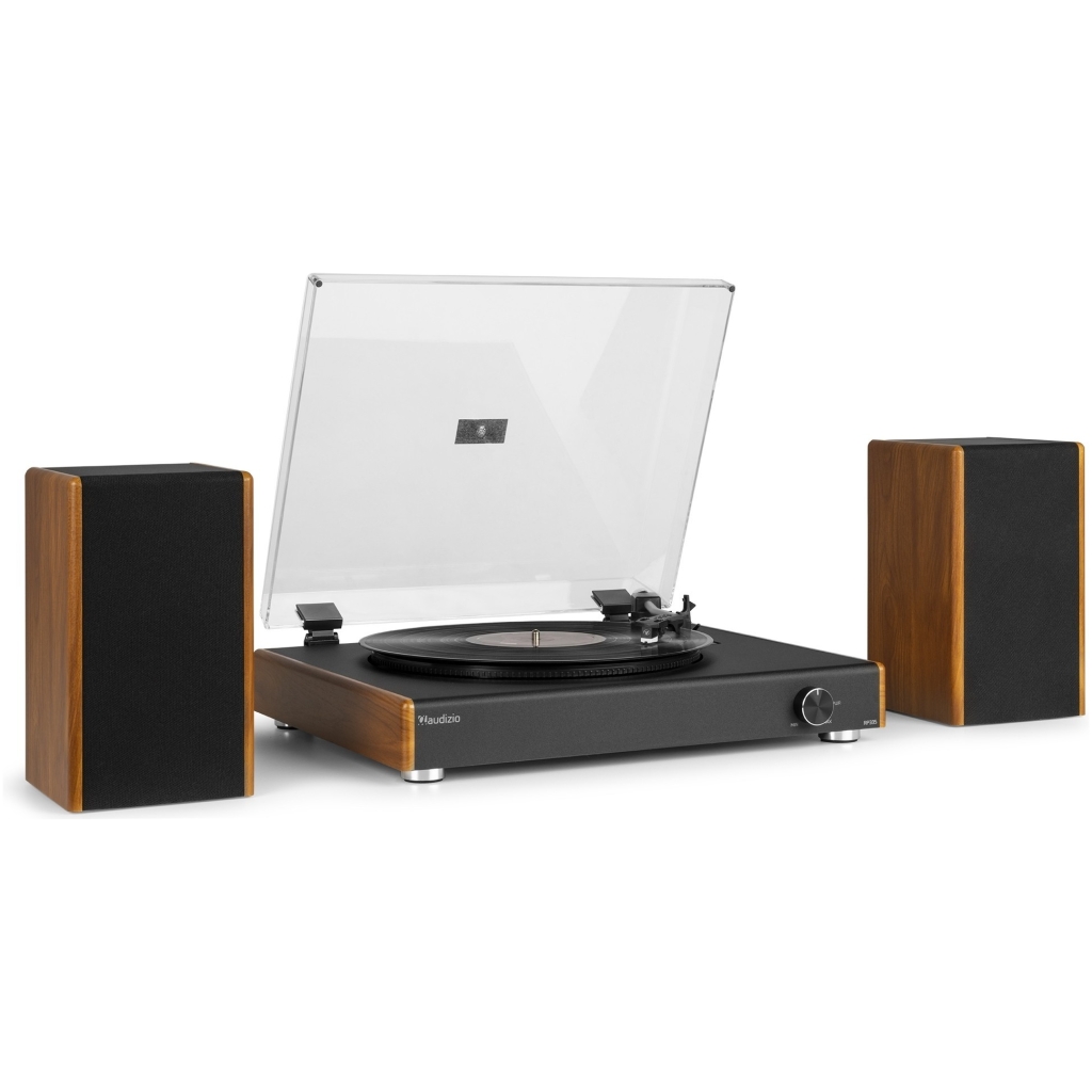 Pick-up cu boxe Audizio RP335, Bluetooth, maro