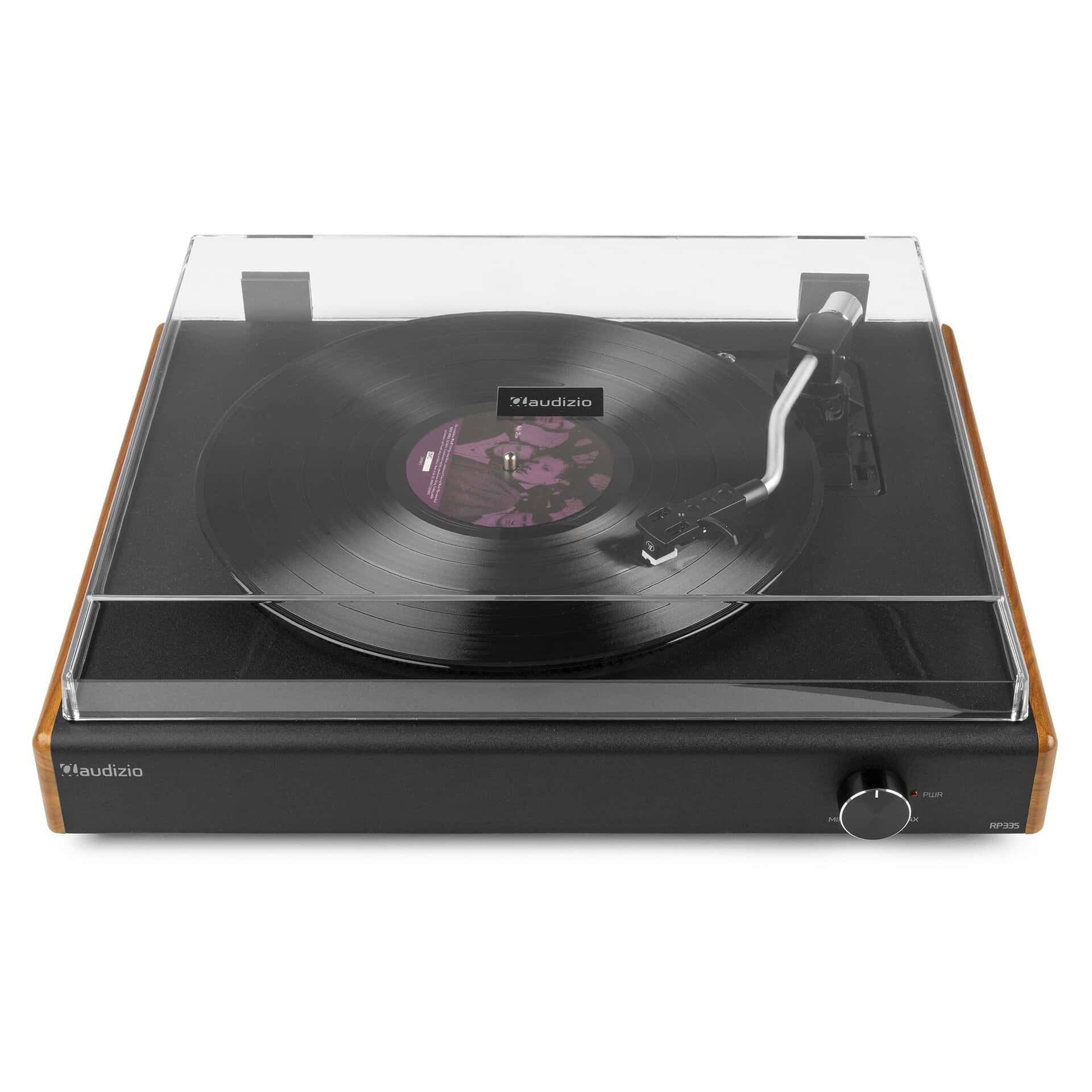 Pick-up cu boxe Audizio RP335, Bluetooth, maro_02
