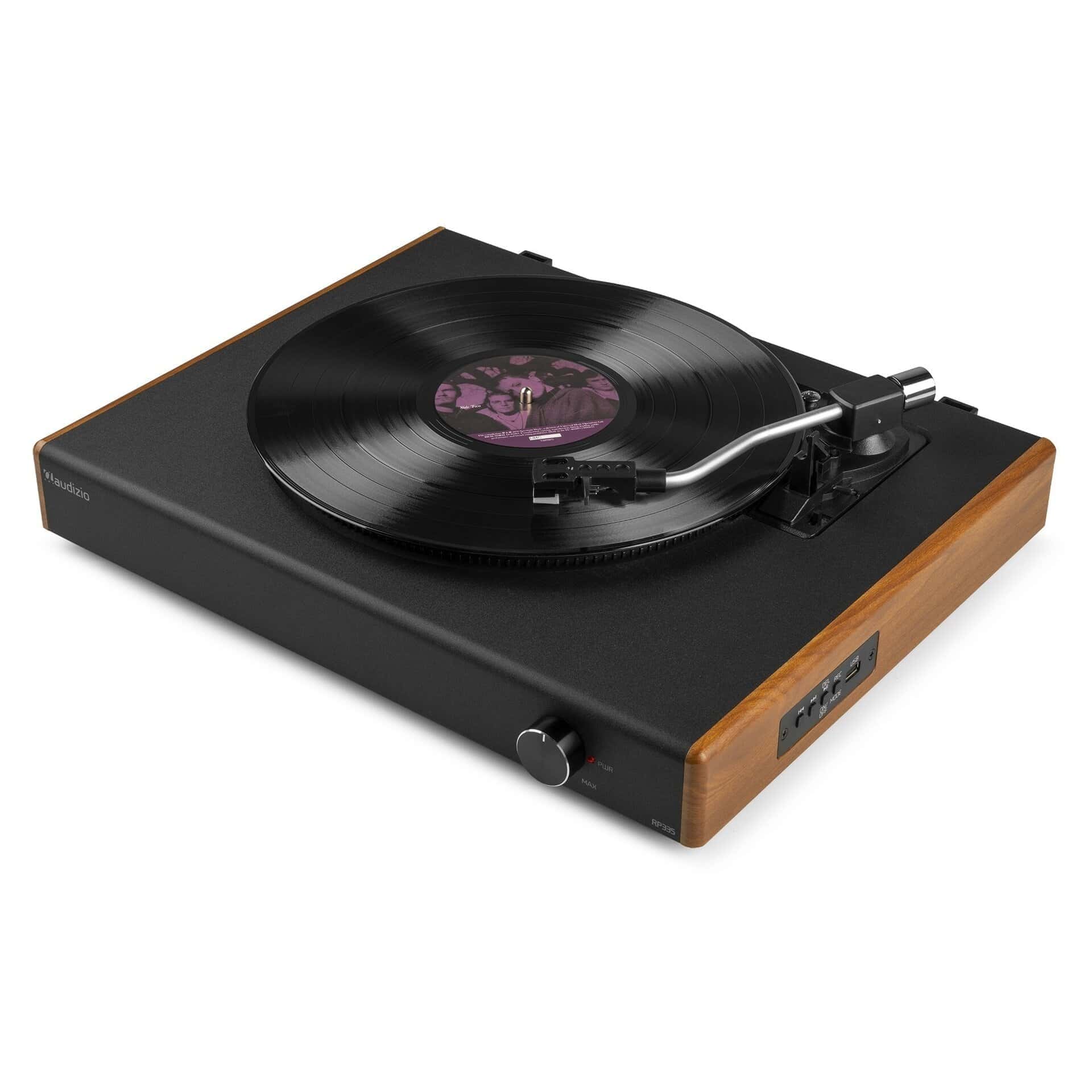 Pick-up cu boxe Audizio RP335, Bluetooth, maro_03