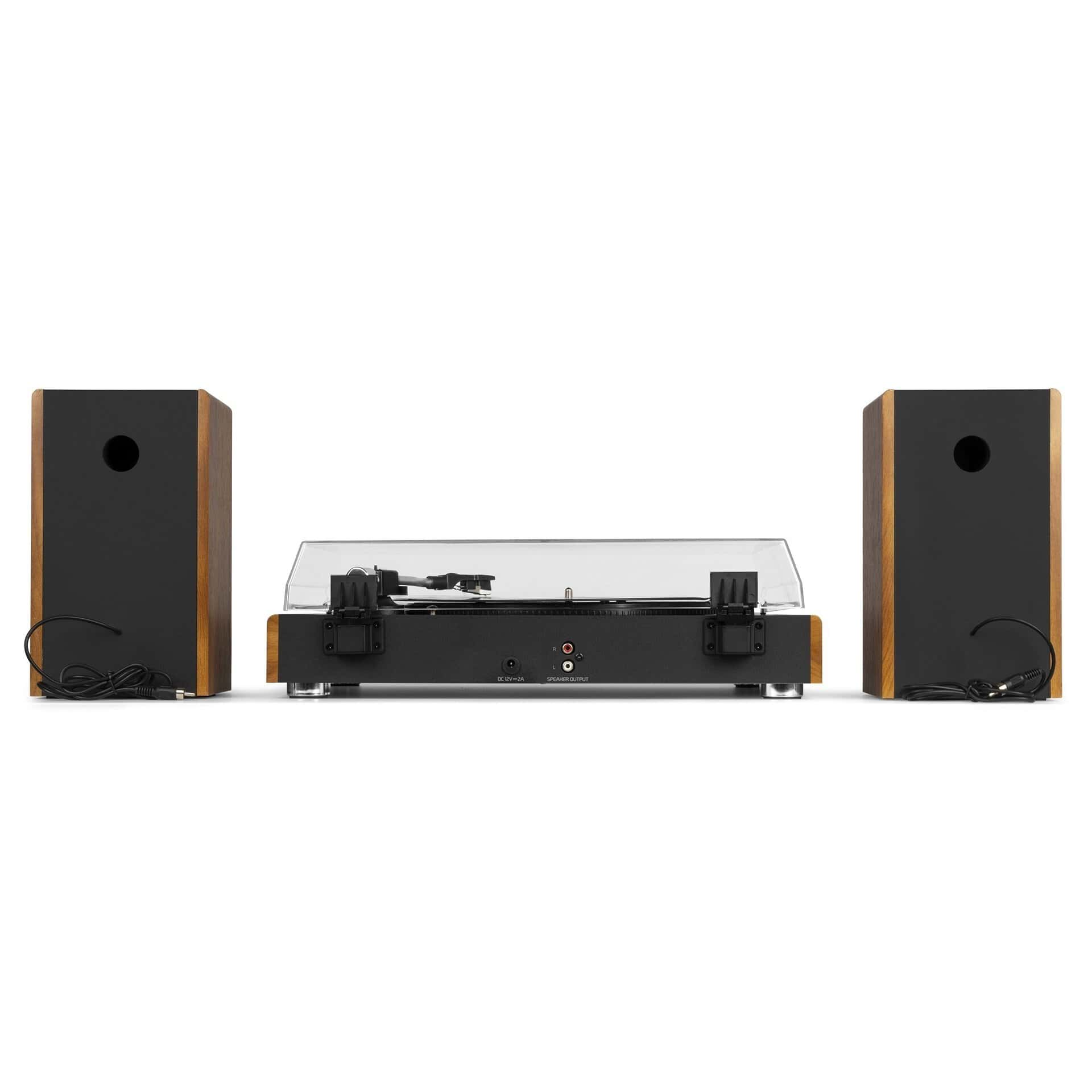 Pick-up cu boxe Audizio RP335, Bluetooth, maro_04