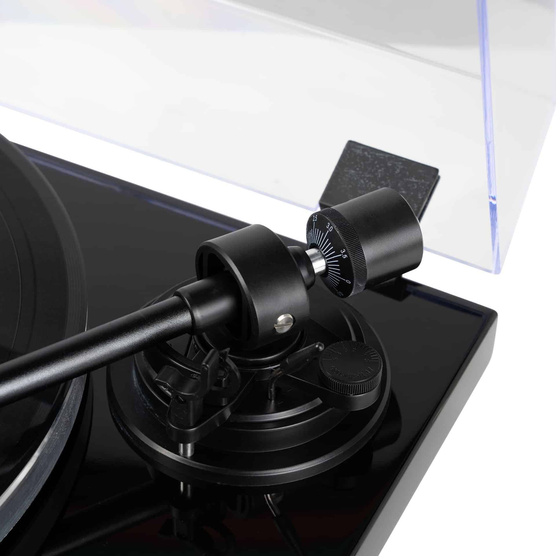 Pick-up premium Audizio TOLEDO, Bluetooth, negru, vedere de sus