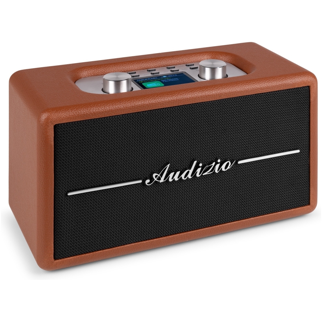 Radio FM Audizio TUNE60, 40W, Bluetooth, USB, DAB+, maro
