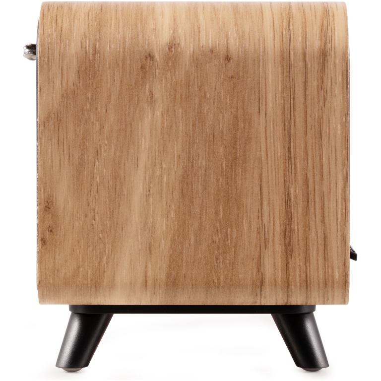 Radio FM DAB+ Audizio DESIO, 30W, Bluetooth, USB, maro deschis_06, vedere laterala