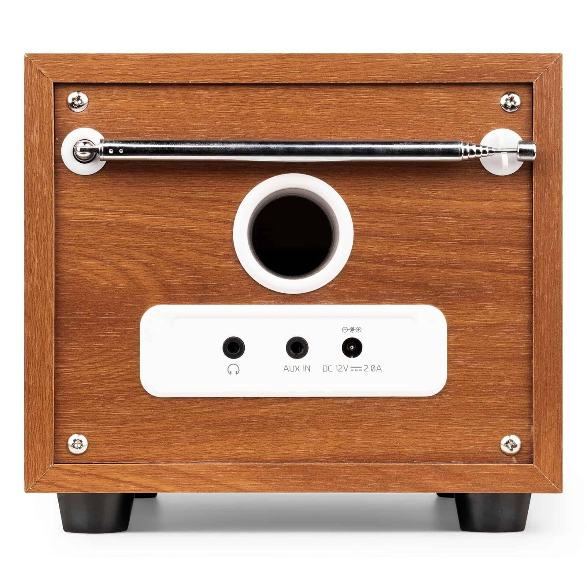 Radio FM cu subwoofer Audizio VIESTE, 60W, Bluetooth, USB, FM-DAB+, vedere spate