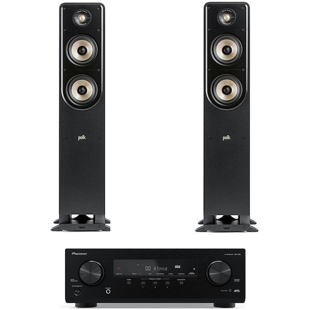 Set Boxe Polk Audio Signature S50 + Receiver Pioneer VSX-535 DAB