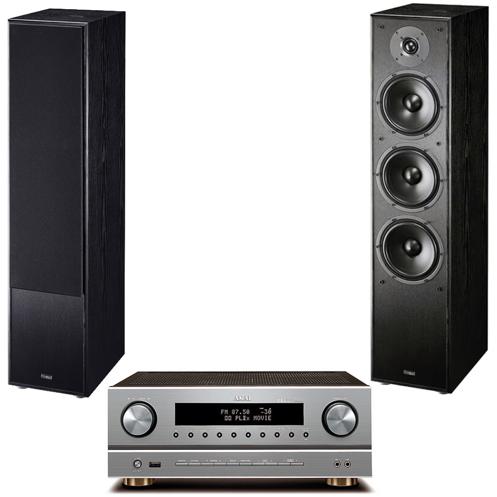 Set boxe Magnat Monitor S70 + Receiver AKAI AS005RA-750BT