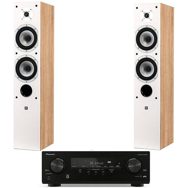 Sistem Audio Hi-Fi Pioneer VSX-535 DAB + Wilson Six White
