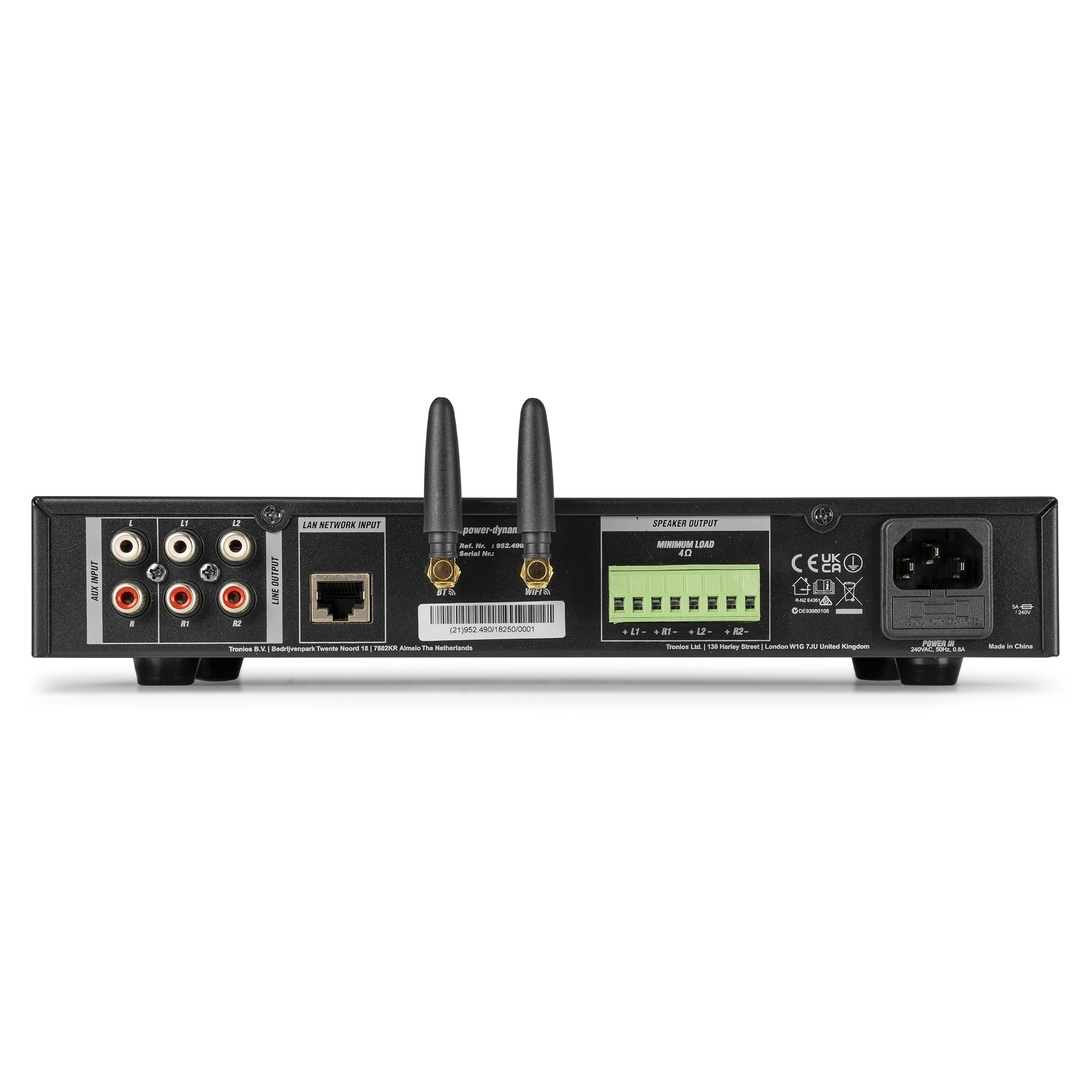 Amplificator stereo Wi-Fi Power Dynamics WT460A, 4 canale, Bluetooth_05