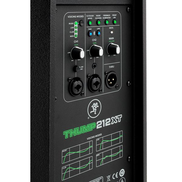 Boxa activa Mackie Thump 212XT_04, vedere conectori