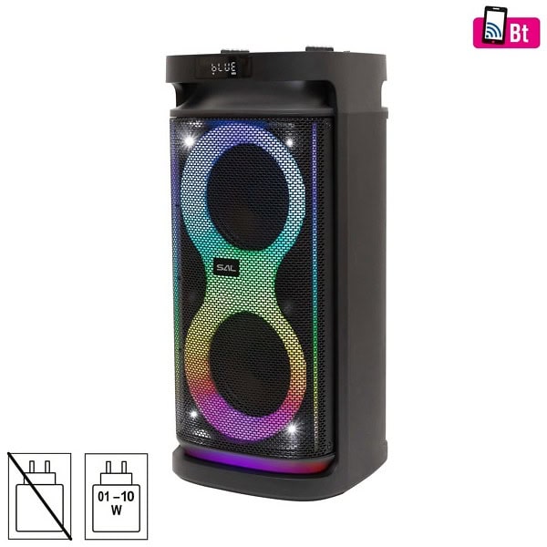 Boxa party SAL PAR2100BT, LED, accumulator