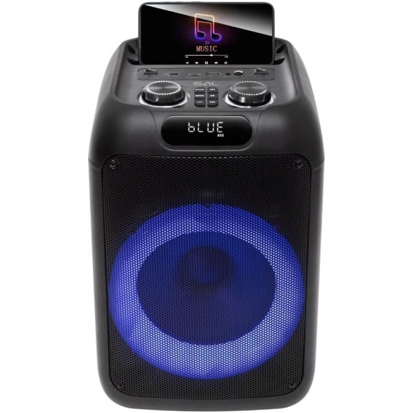 Boxa pentru petreceri SAL PAR200, BT, LED, microfon