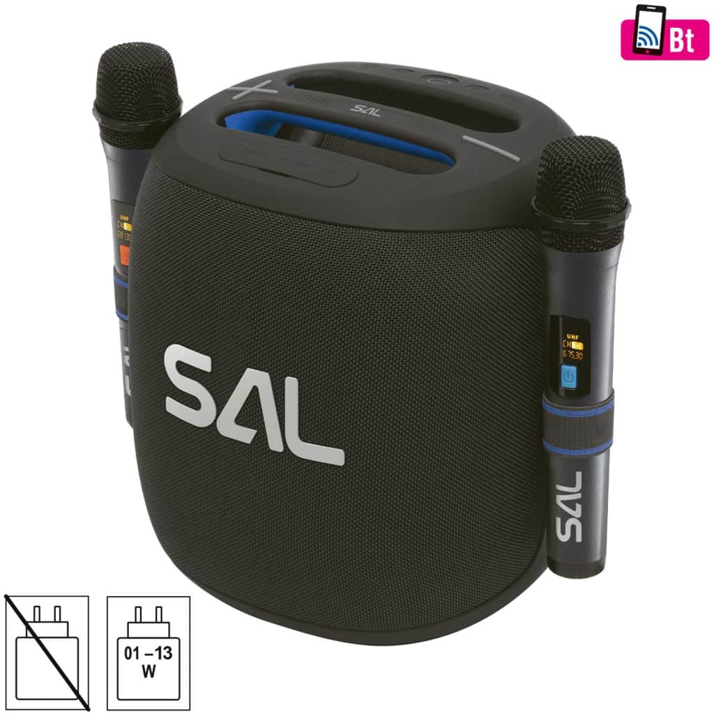 Boxa prtabila cu 2 microfoane SAL BoomBox PARCUBE