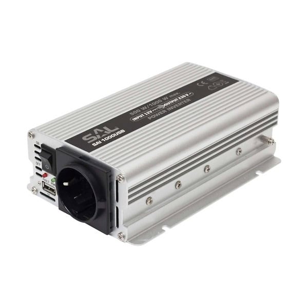 Invertor tensiune 12V-220V 500W cu USB SAL SAI 1000USB