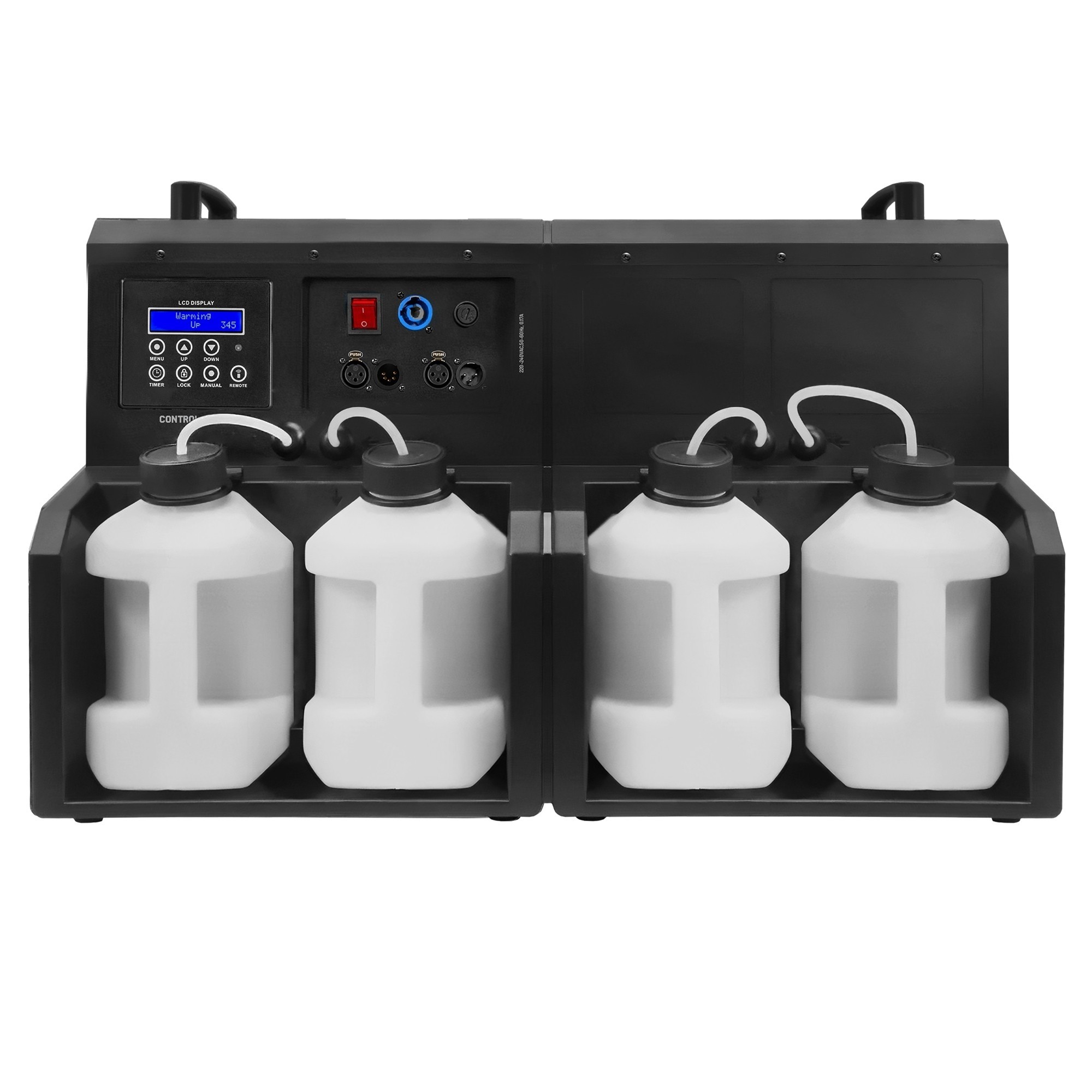 Masina fum si baloane BeamZ CYCLONE400, DMX, LED RGBW, 4x1.2l_01