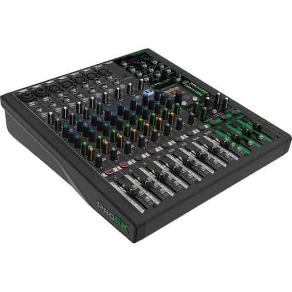 Mixer Bluetooth Mackie ProFX12v3+_01, vedere laterala
