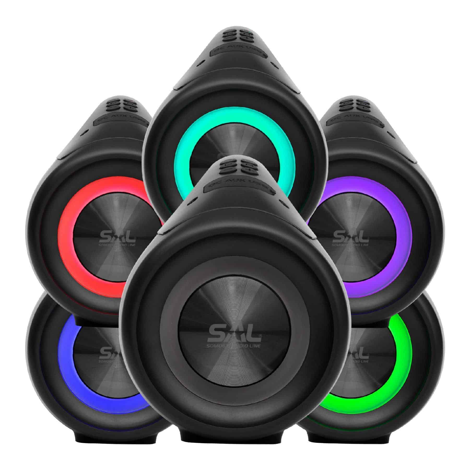 SAL BoomBox BT 5000 - Boxa portabila rezistenta la apa_01, vedere laterala