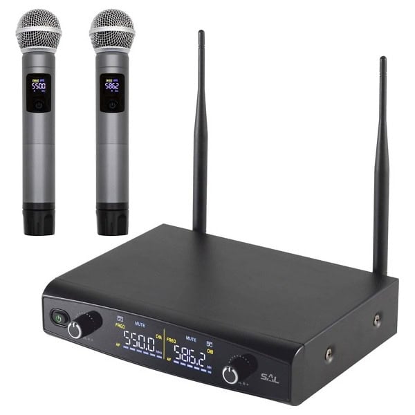 Set 2 microfoane fara fir SAL MVN 600