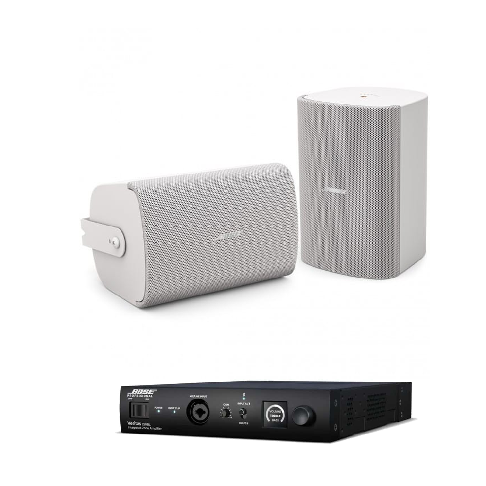Set boxe exterior Bose FS4SE + amplificator Veritas 250BL, Bluetooth