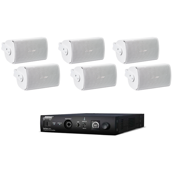 Sistem ambiental Premium Bose Veritas 250BL-FS2SE, alb, Bluetooth