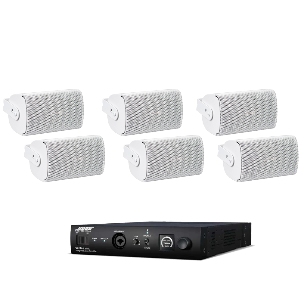 Sistem ambiental Premium Bose Veritas 250BL-FS2SE, alb, Bluetooth