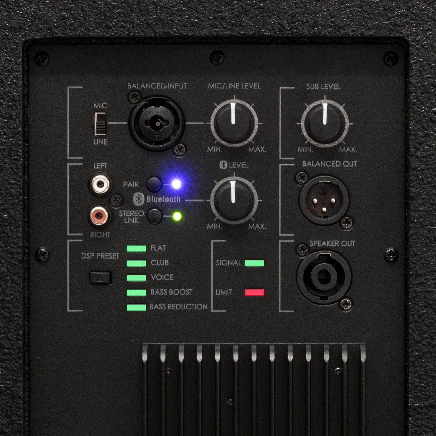 Sistem audio verical SAL PAS10W43S, 400W_03, vedere subwoofer spate