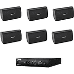 Sistem sonorizare cafenea Bose Profesional Veritas 250BL-FS2SE negru, Bluetooth