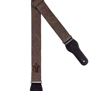 Curea chitară Ortega OCS-130 Faded Maro | Bumbac vintage reglabil
