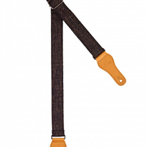 Curea Ortega OCS-200U Antracit din bumbac — confort și ajustabilitate pentru ukulele