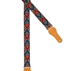 Curea ukulele Ortega OCS-440U multicolor din bumbac, reglabilă, 37 mm