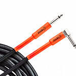 Cablu chitara electrica 6m Ortega OECI-20, negru-portocaliu