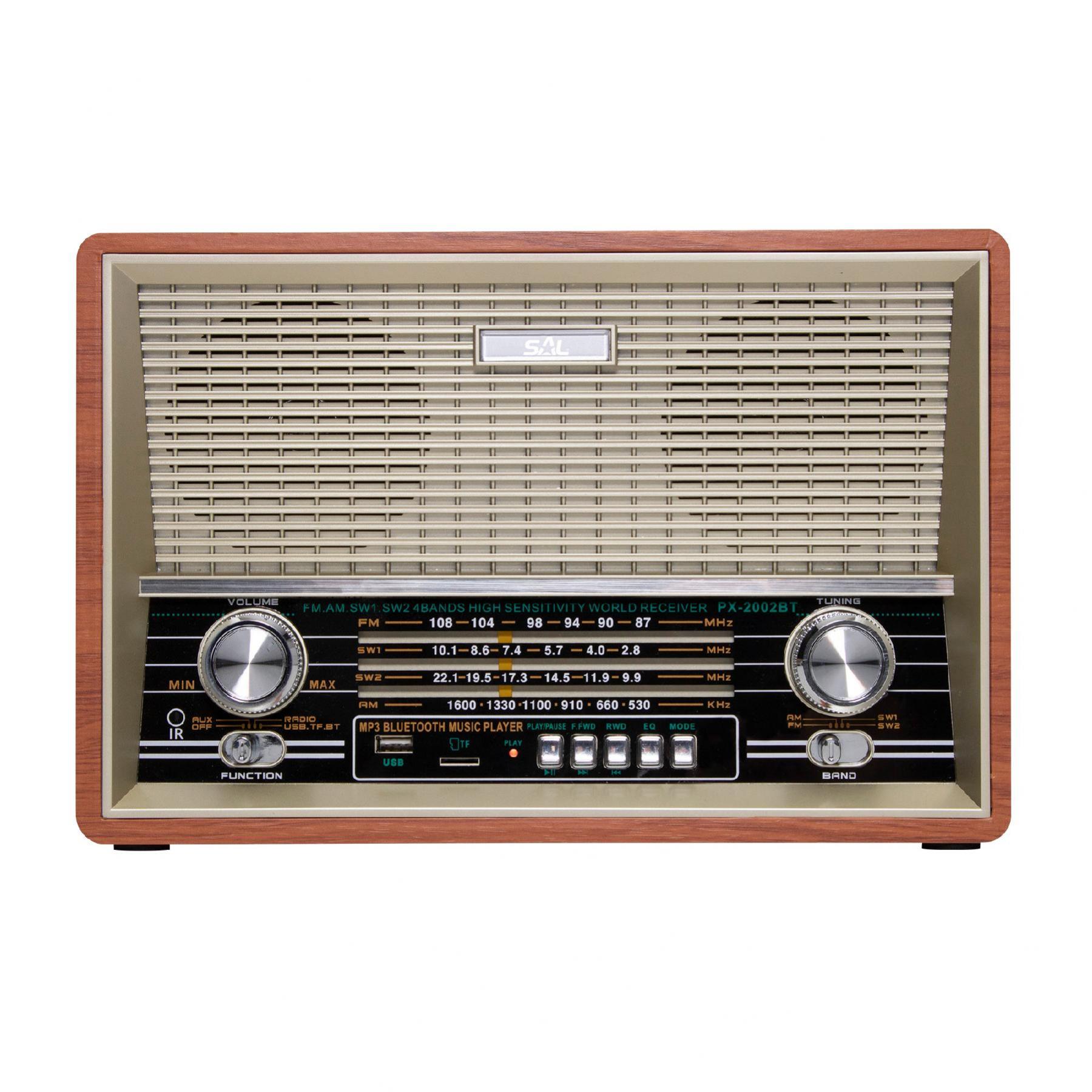 Radio Retro SAL RRT 4B, bluetooth_01, vedere fata