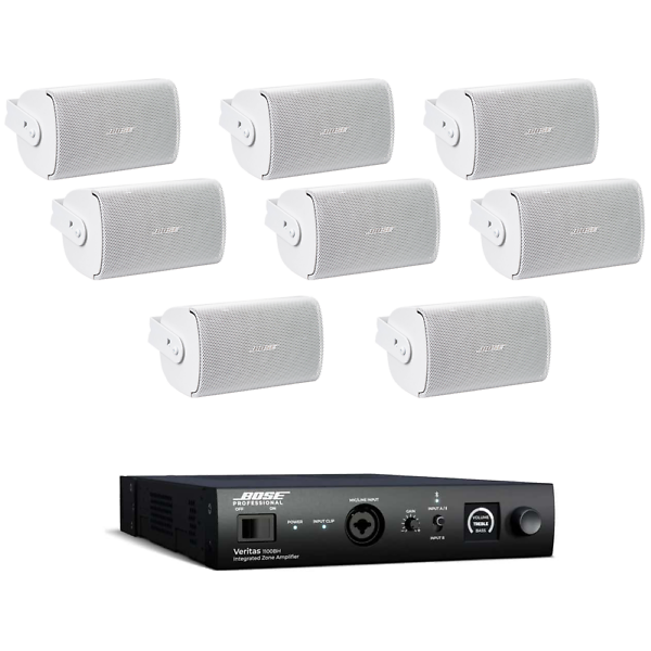 Sistem audio restaurant Bose Veritas 1100BH-FS2SE, alb, Bluetooth