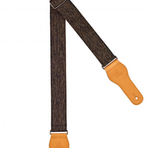 Curea chitară Ortega OCS-200 Antracit – bumbac 100%, piele eco, reglabilă