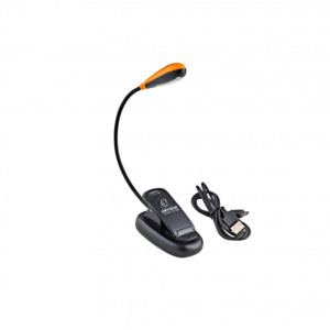 Lampă  Ortega OML-S, pentru partituri, Negru Plastic