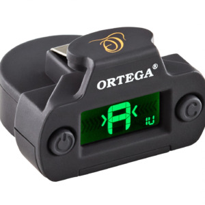 Acordor Ortega OCST-1BK Negru — Clip Compact pentru Chitară & Ukulele