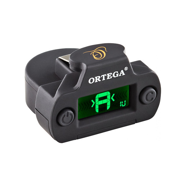 Acordor Ortega OCST-1BK Negru — Clip Compact pentru Chitară & Ukulele