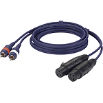 Cablu audio 2 XLR-RCA tata DAP FL25150