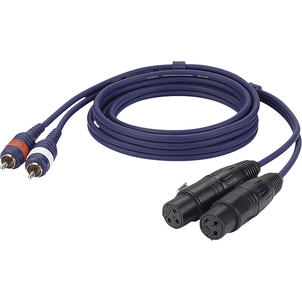 Cablu audio 2 XLR-RCA tata DAP FL25150