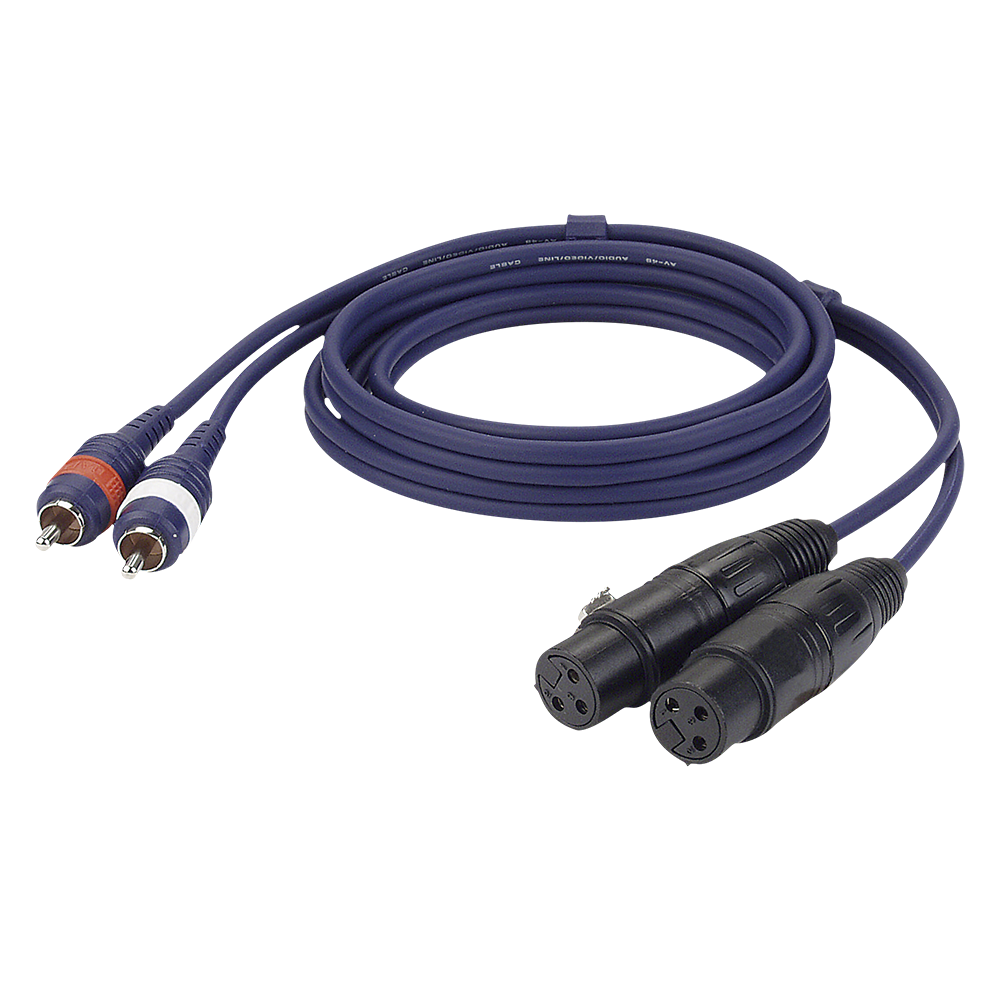 Cablu audio 2 XLR-RCA tata DAP FL25150